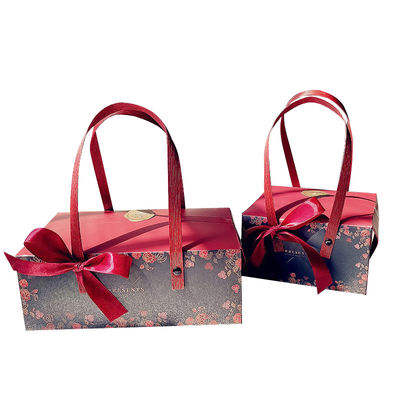 OEM Service Printed Paper Shopping Bag , Bridal Shower Favor Bags Delicate