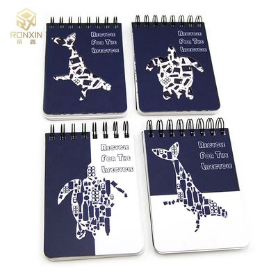 Pocket Size A6 Hardcover Lined Notebook 4 Color Printing For Planner